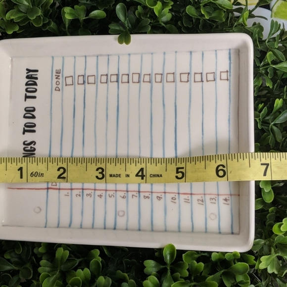 Rae Dunn Magenta Things To Do Today Tray Trinket - Picture 6 of 8